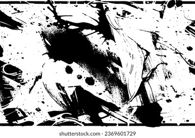 Vector de textura escrachado de fondo urbano en estilo Grunge. Una capa de polvo crea un efecto áspero y granulado. Ilustración del vector de fondo problemático