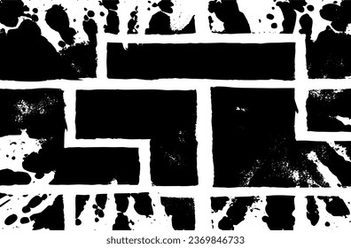 Scratched texture vector of urban background in Grunge style. A layer of dust creates a grainy rough effect. Problematic background Vector illustration