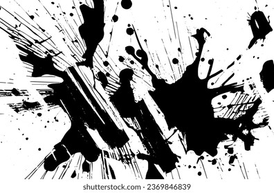 Scratched texture vector of urban background in Grunge style. A layer of dust creates a grainy rough effect. Problematic background Vector illustration