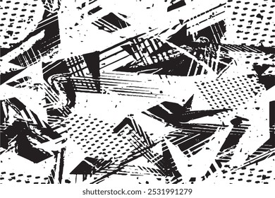 Scratched texture vector of urban background in Grunge style. A layer of dust creates a grainy rough effect. Problematic background Vector illustration
