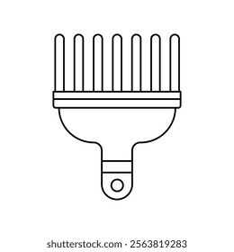 scratcher icon with white background vector stock illustration