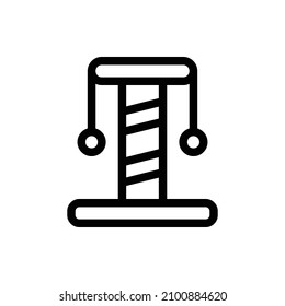 Scratcher Outline Icon. Scratcher Icon
