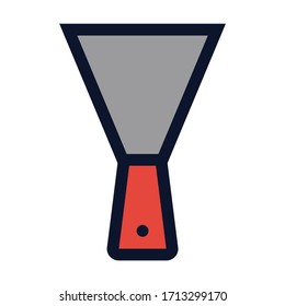 Scratcher. Icono de color del vector simple.