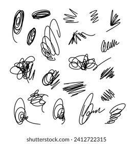 Scratches Element, Vektorset-Sammlung