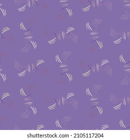 Scratches seamless pattern. Grunge texture. Old design. Repeated texture in doodle style for fabric, wrapping paper, wallpaper, tissue. Vector illustration.