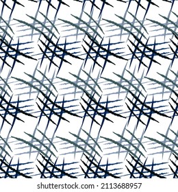 Scratches nahtloses Muster. Grunge Textur. Horrordesign. Wiederholte Textur im Doodle-Stil für Stoff, Wickelpapier, Tapete, Gewebe. Vektorgrafik.
