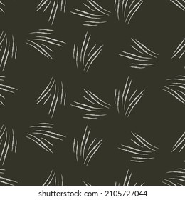 Scratches of seamless pattern. Hand drawn horror background . Repeated texture in doodle style for fabric, wrapping paper, wallpaper, tissue. Vector illustration.