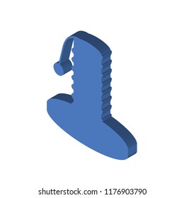 Scratching isometric left top view 3D icon