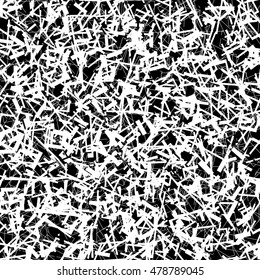 Scratchy rough chaotic texture with irregular random overlapping shapes