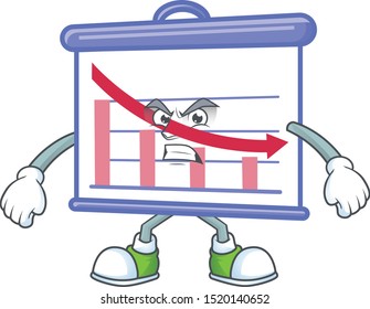 Scream down graphic board in character mascot
