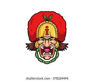 scream face mayan