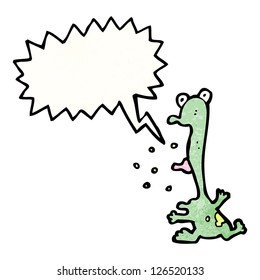screaming frog cartoon