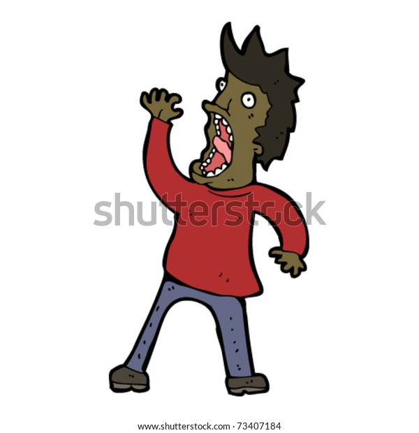 Screaming Man Cartoon Stock Vector (Royalty Free) 73407184 | Shutterstock