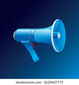 Screaming megaphone. Loudspeaker. Original vector illustration in vintage style. Hand drawn, not AI