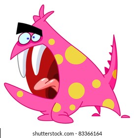Screaming monster
