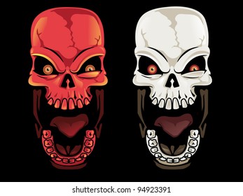 Screaming Skull Set