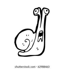 screaming snail cartoon