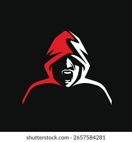 Vector de gritos abstracto moderno logo