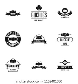 Screed logo set. Simple set of 9 screed vector logo for web isolated on white background