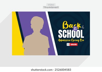 a screen with a back to school written on it
