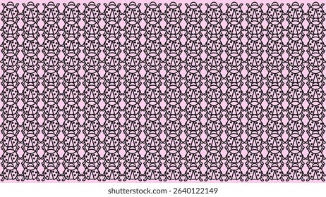 Screen backdrop featuring repeated illustrations ensuring a clean and structured viewing experience.