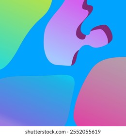 screen background with colorful gradient