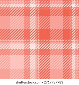 Tela de fundo tecido textura, áfrica xadrez tartan padrão. Raspado verificar vetor têxtil sem emenda na paleta de cores vermelhas e claras.