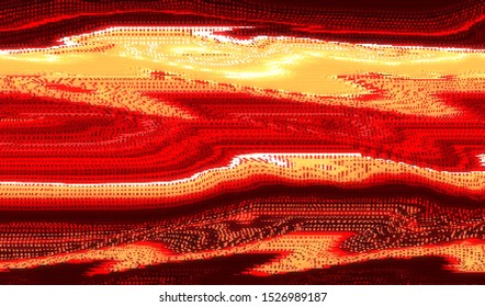 Screen background of spoiled television image. Distorted digital signal with noise. Vector illustration.