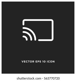 Screen Cast Vector Icon