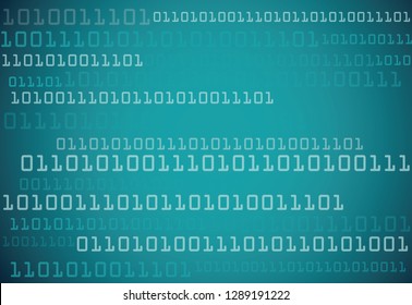 Screen computer binary code listing table background