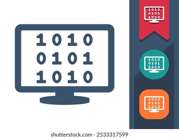 Screen, Computer Monitor, TV Icon. Professional, pixel perfect icon. EPS 10 format.