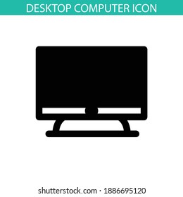 Screen desktop icon, vector eps 10