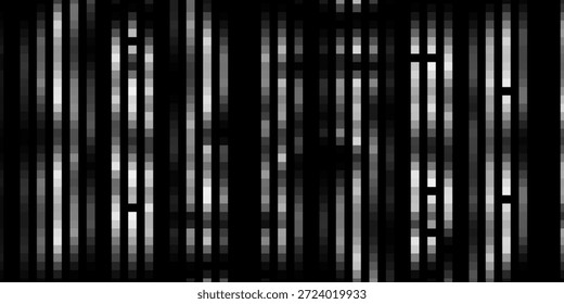 Pantalla con líneas de escaneo y problemas de fondo abstracto en blanco y negro