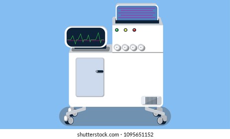 Screen equipment insolated vector illustration