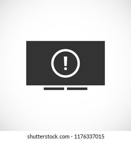 screen error vector icon 10 eps