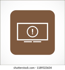 screen error vector icon 10 eps