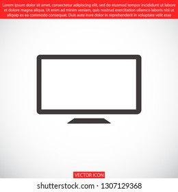 screen error vector icon 10 eps