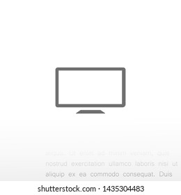 screen error vector icon 10 eps , Lorem ipsum Flat design