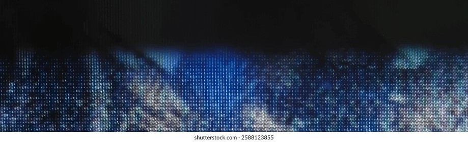 Screen glitch effect background. TV noise effect pattern. Abstract vector digital pixel cyberpunk VHS video overlay. Computer game error backdrop. Glitched technology poster or banner bg