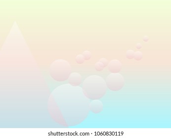 Screen gradient  with modern abstract backgrounds. Colorful fluid cover for poster, banner, flyer and presentation. Trendy soft color. Template  for business infographic, social media.Vector.
