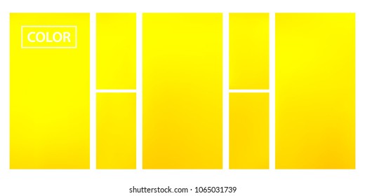 Screen gradient set with modern orange abstract backgrounds. Colorful fluid cover for poster, banner, flyer and presentation. Template with screen gradient set for screens and mobile app. Soft color.
