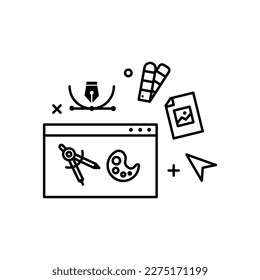 Grafikdesign, Linearstil-Kunst