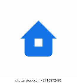 screen home icon sign vector