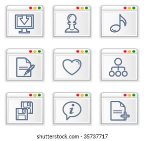 Screen with icon 10