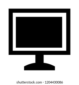 Screen Icon. Computer Screen Vector Illustration On White Background For Web And Apps. Pc Screen Monitor