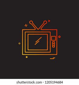 Screen icon design vector