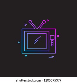 Screen icon design vector