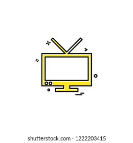 Screen icon design vector