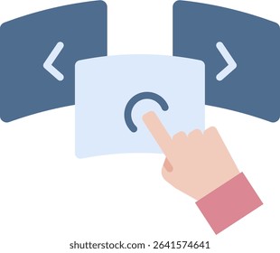 Screen Icon Element For Design