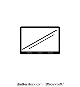screen icon. Element of simple icon for websites, web design, mobile app, info graphics. Signs and symbols collection icon for design and development on white background